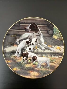 Pointers by Robert Christie 1989 Classic Sporting Dogs Decorative Plate